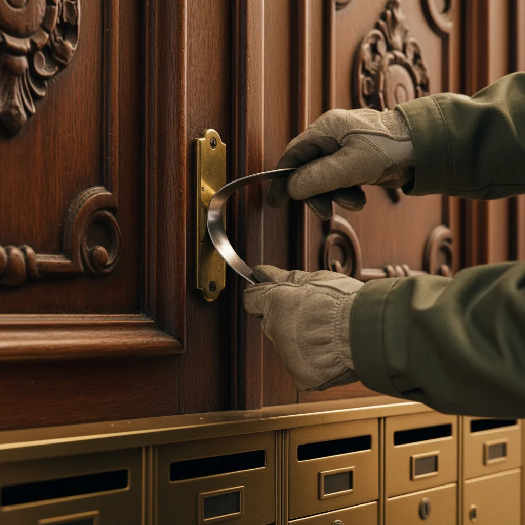Ouverture de porte claquée